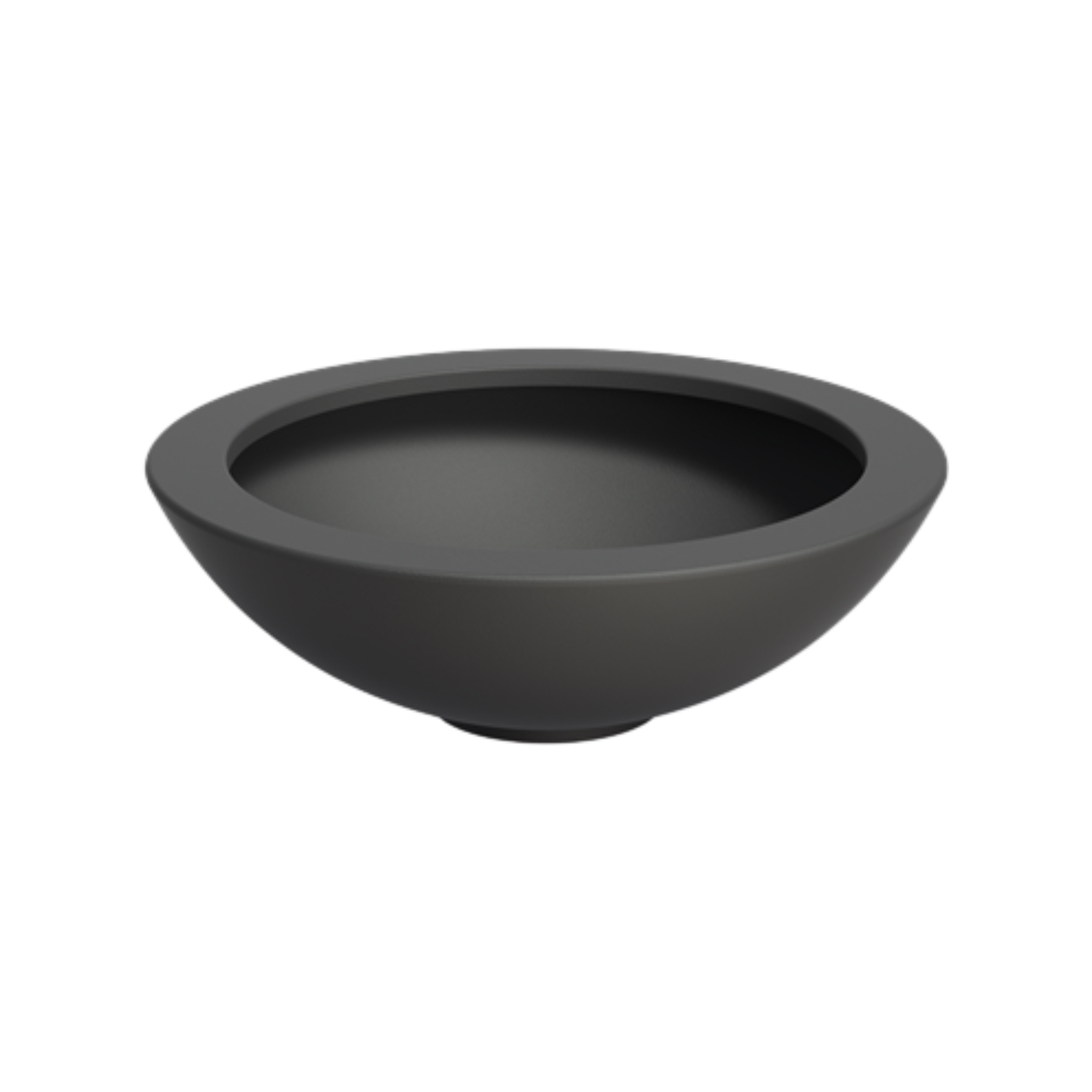 Adezz Ceder Pflanzgefäß Fiberglas Pflanzkübel Blumenkübel Blumentopf schwarz