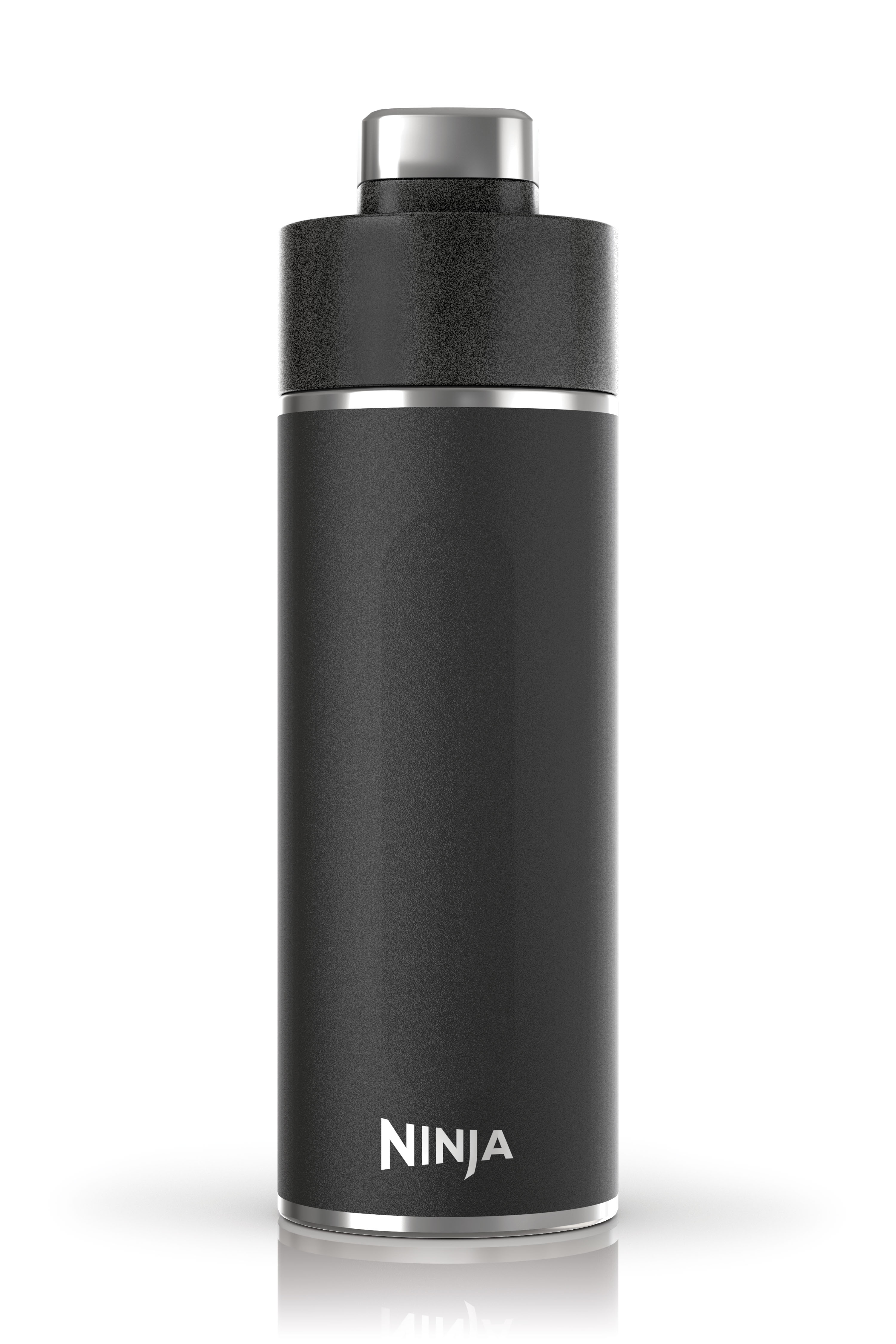 Ninja Thirsti 700 ml Trinkflasche Edelstahl - Schwarz DW2401EUUKBK