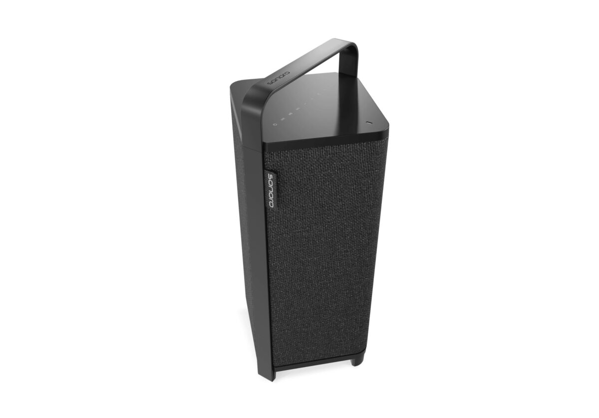 sonoro Vibes L Tragbarer Outdoor Bluetooth Lautsprecher mit HiFi-Klang Schwarz