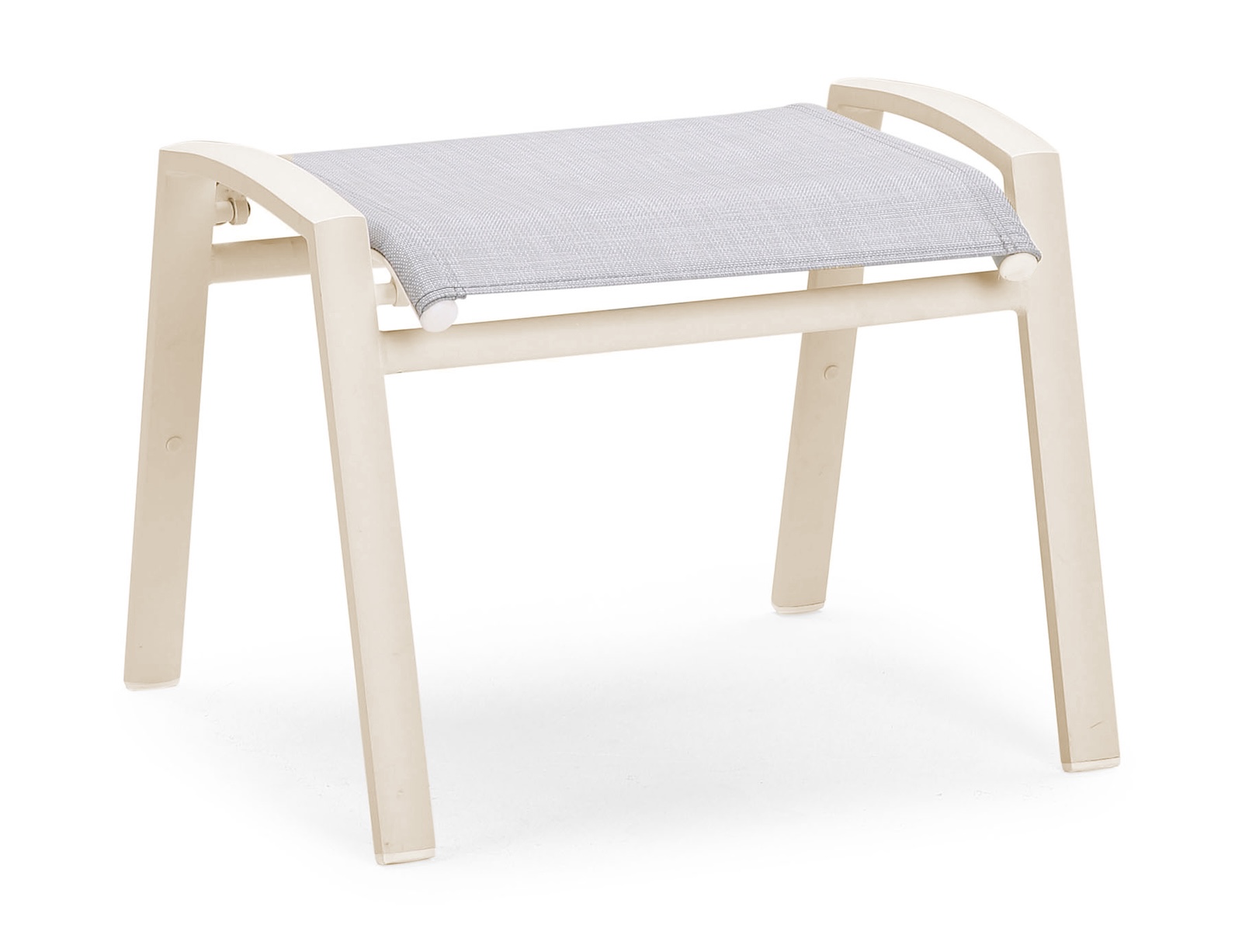 Best Cavalese Hocker Gartenhocker für Klappstuhl Sand 59 x 51 x 45 cm