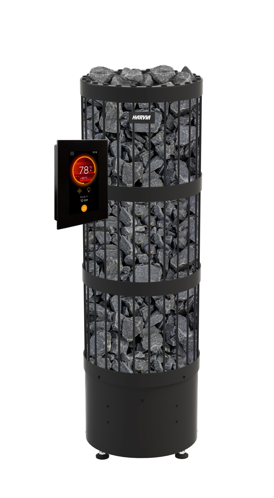 Harvia Legend Home WiFi PO110FC 11 kW Black Saunaofen inkl. Fenix WiFi Core Saunasteuerung