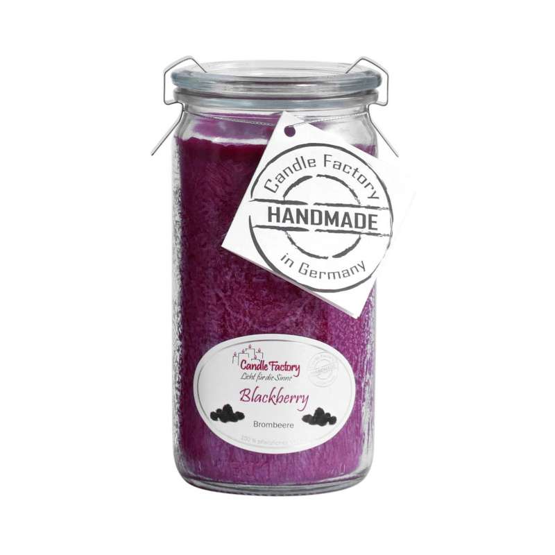 Candle Factory Mini Jumbo Blackberry Duftkerze Dekokerze pflaume 307-053