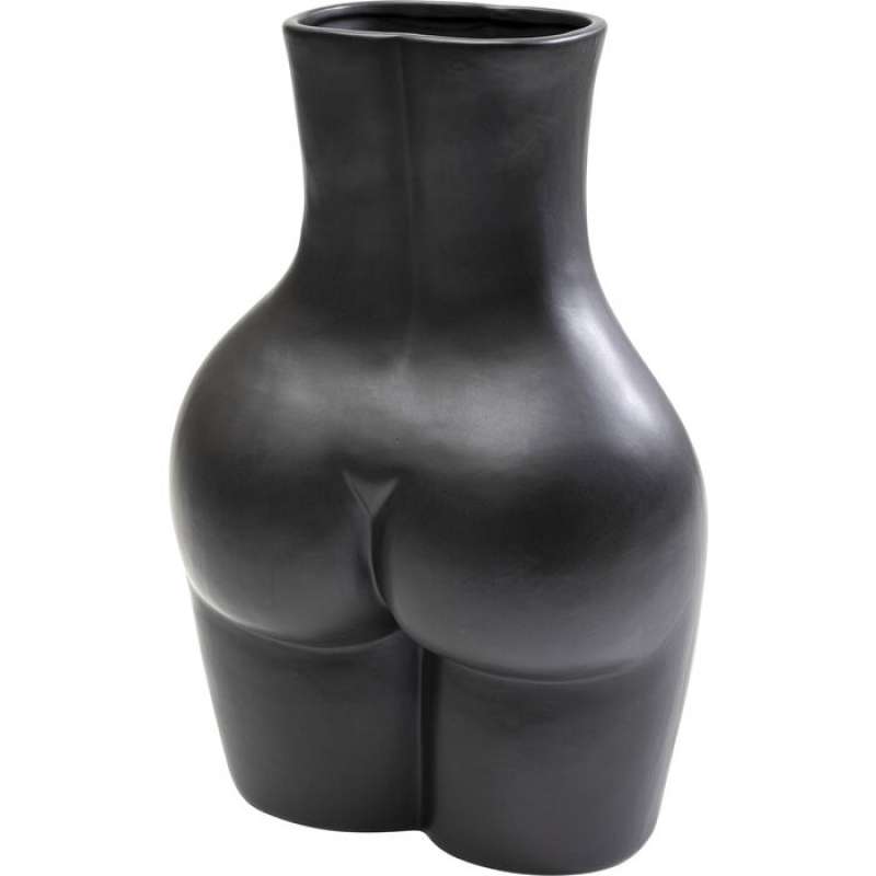 KARE Design Vase Donna Schwarz 40cm 54982