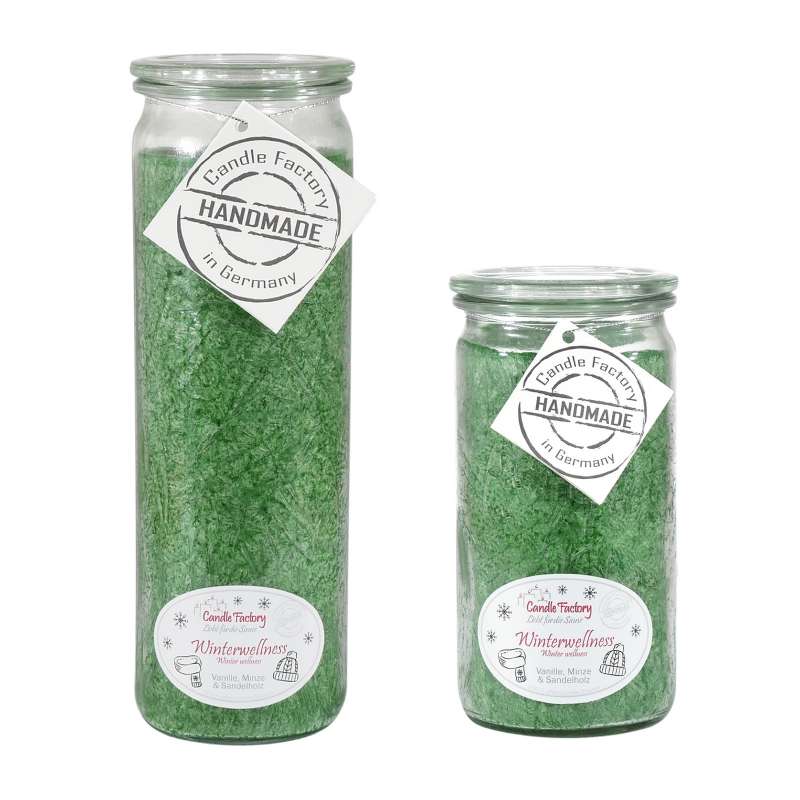 Candle Factory Kerzen-Set Winterwellness Big + Mini Jumbo Duftkerze Dekokerze