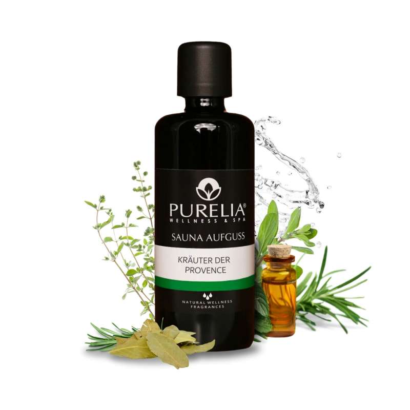 PURELIA Saunaaufguss Konzentrat Kräuter der Provence 100 ml natürlicher Sauna-aufguss