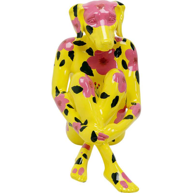 KARE Design Deko Figur Dog Marc Gelb 80cm 56291