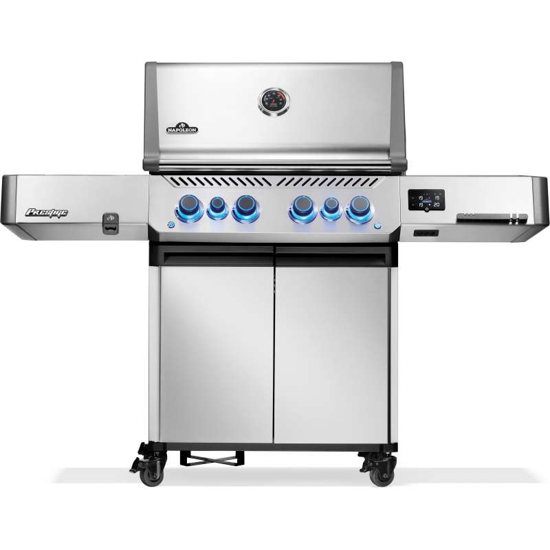 Napoleon Prestige 500 Connected Edelstahl Gasgrill mit SIZZLE ZONE & Heckbrenner P500VXRSIBPSS-DE