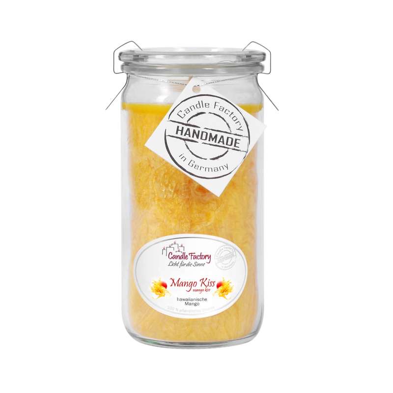 Candle Factory Mini Jumbo Mango Kiss Duftkerze Dekokerze 307134