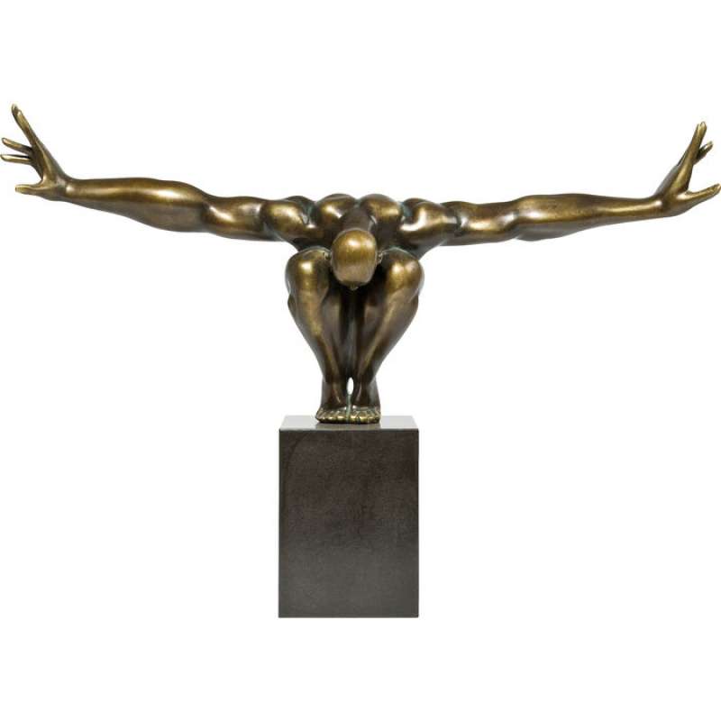 KARE Design Deko Objekt Athlet Bronze 75cm 30046