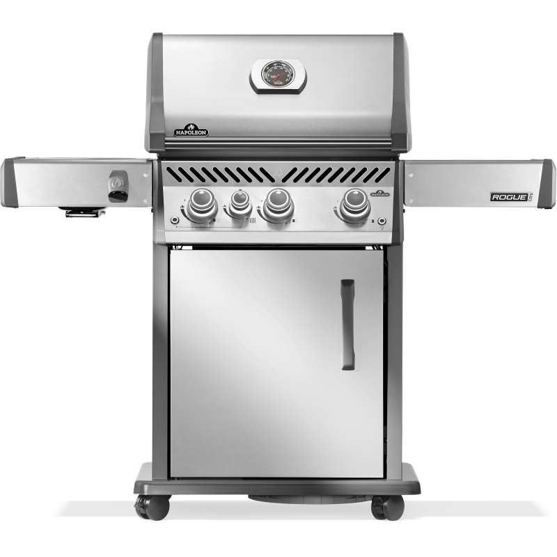 Napoleon Rogue Pro 425 Edelstahl Gasgrill mit SIZZLE ZONE Seitenbrenner RP425SIBPSS-2-DE