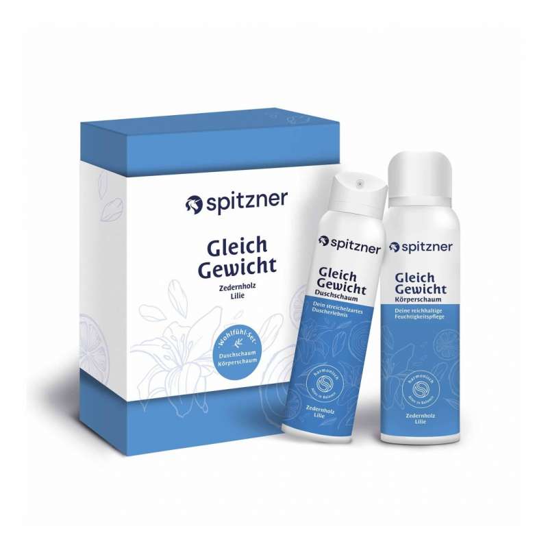 Spitzner Geschenkset GleichGewicht mit Duschschaum Körperschaum und Geschenkbox