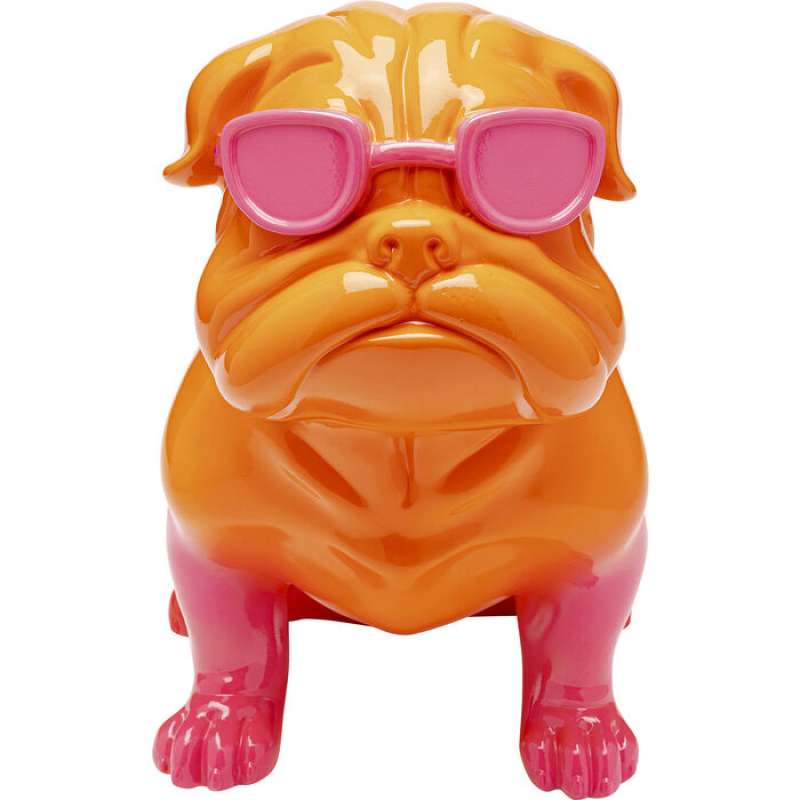 KARE Design Deko Figur Fashion Dog Pink 37cm 57057