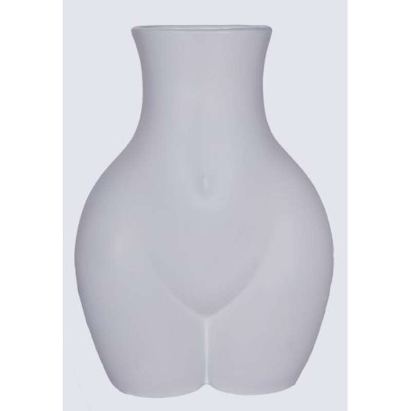 KARE Design Vase Donna Weiß 40cm 54981
