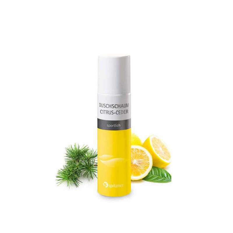 Spitzner Duschschaum Citrus-Ceder 50 ml Wellness-Dusche sanft hautverträglich und 100% vegan