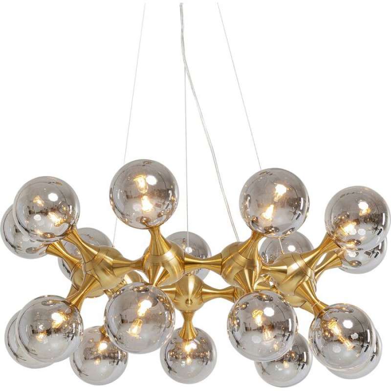 KARE Design Hängeleuchte Atomic Balls Brass Ø74cm 53394