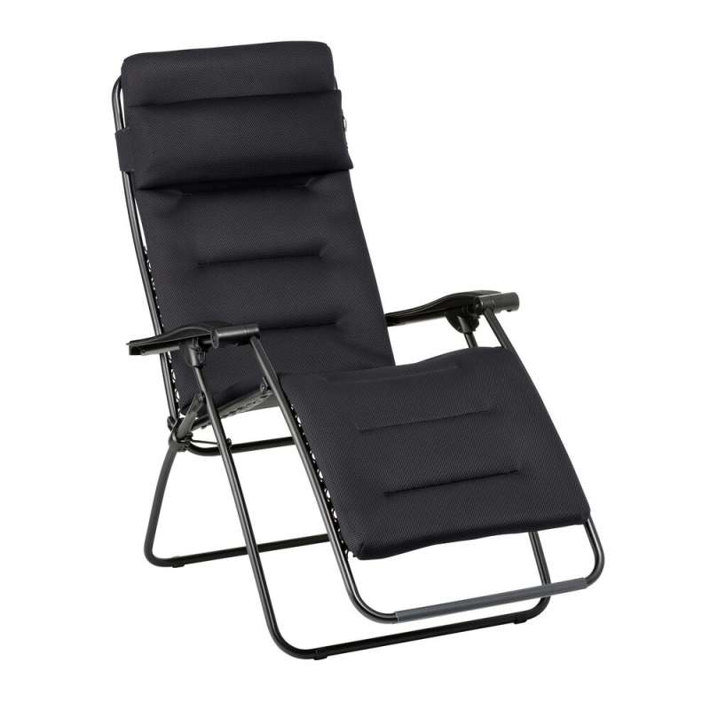 Lafuma RSX CLIP RELAX / RECLINER AIRCOMFORT ACIER TUBE NOIR Relaxliege LFM2038.6135