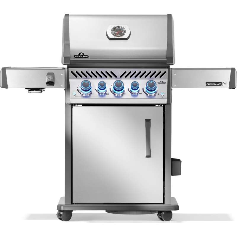 Napoleon Rogue PRO-S 425 Edelstahl Gasgrill mit SIZZLE ZONE & Edelstahl Rosten RPS425RSIBPSS-2-DE