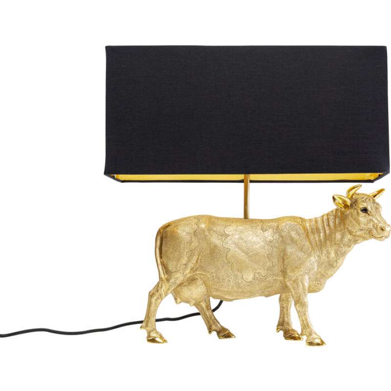 KARE Design Tischleuchte Cow Gold 52cm 55540