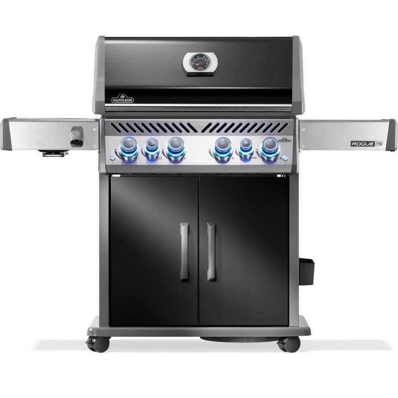 Napoleon Rogue PRO-S 525 Schwarz Gasgrill mit SIZZLE ZONE & Heckbrenner RPS525RSIBPK-2-DE